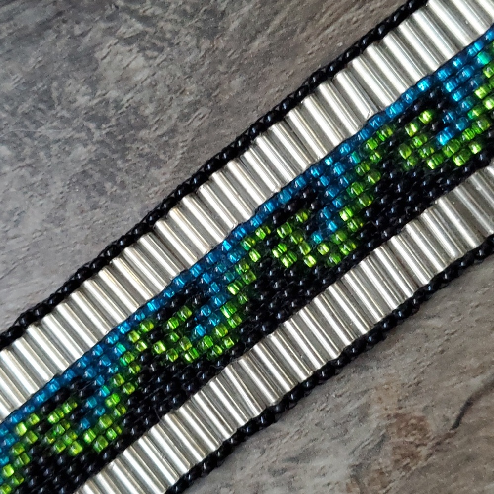 🆕 Beaded wave bracelet - Picture 3 of 3